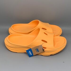 Hoka Ora Orange Recovery Slides Sandals 1135061 Men’s Sz 9 Women's‎ Sz 11 NWT